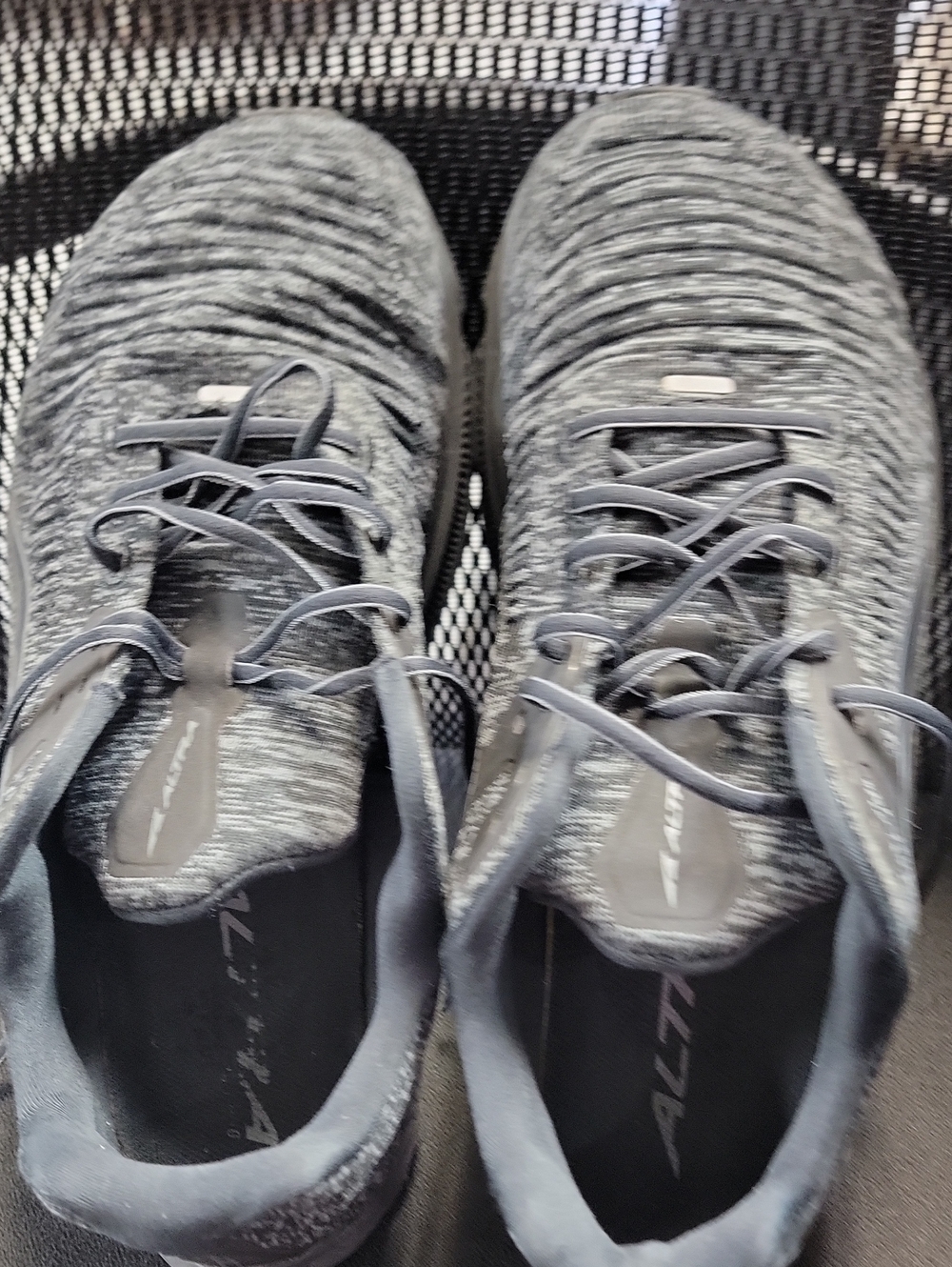 Altra Men's Charcoal Knit Running Shoes
